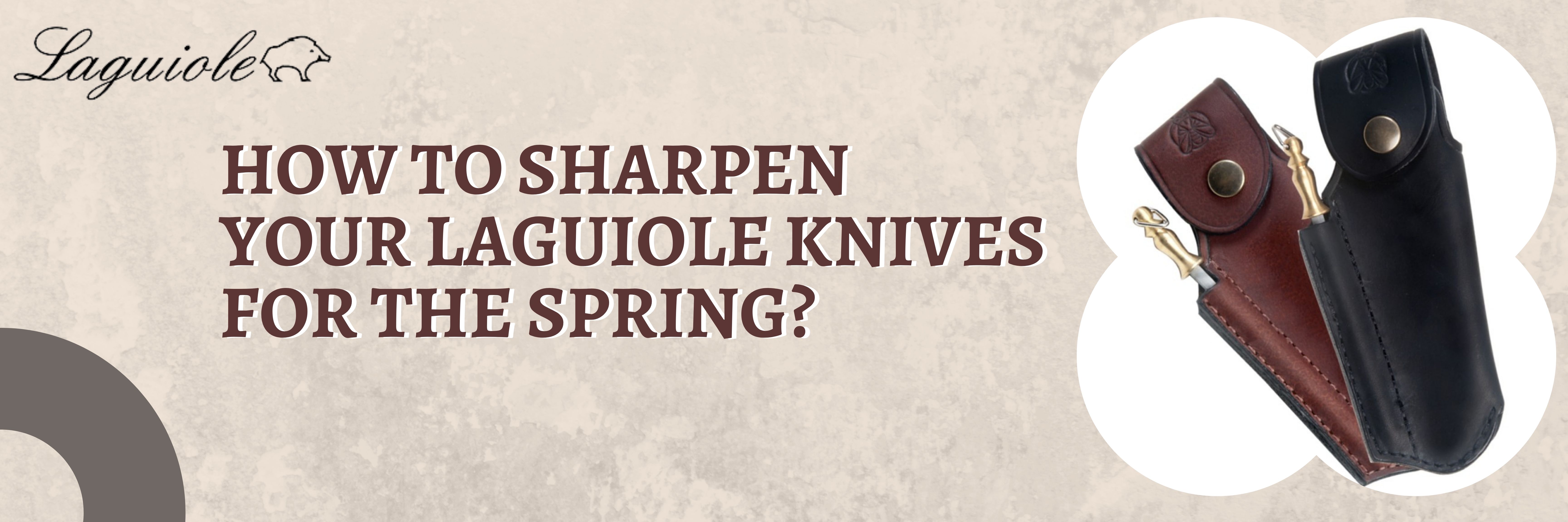 how to sharpen laguiole knives
